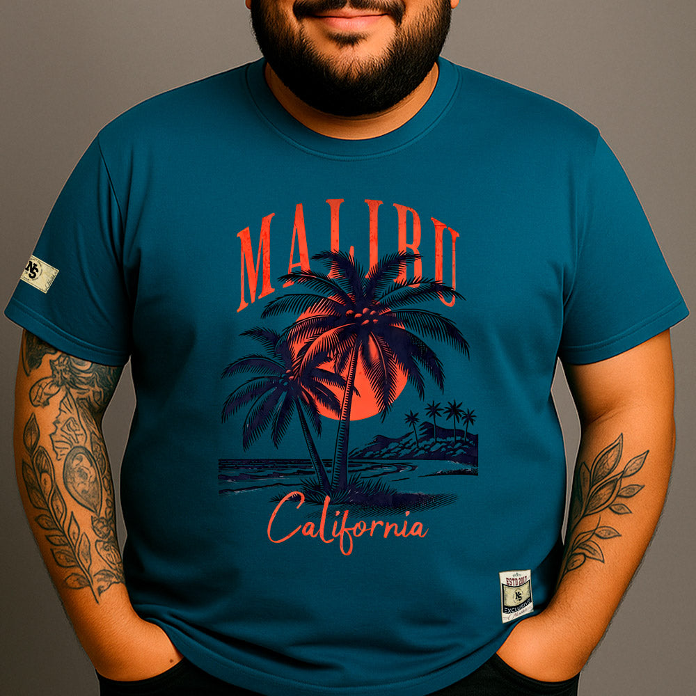 CAMISETA PLUS SIZE MALIBU COQUEIRO