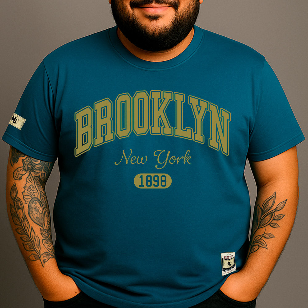 CAMISETA PLUS SIZE BROOKYN 1898