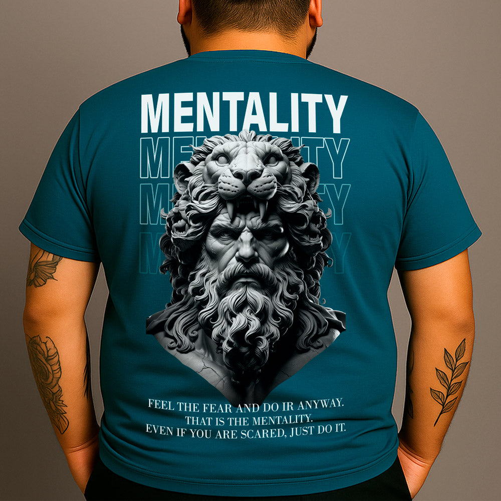 CAMISETA PLUS SIZE MENTALITY