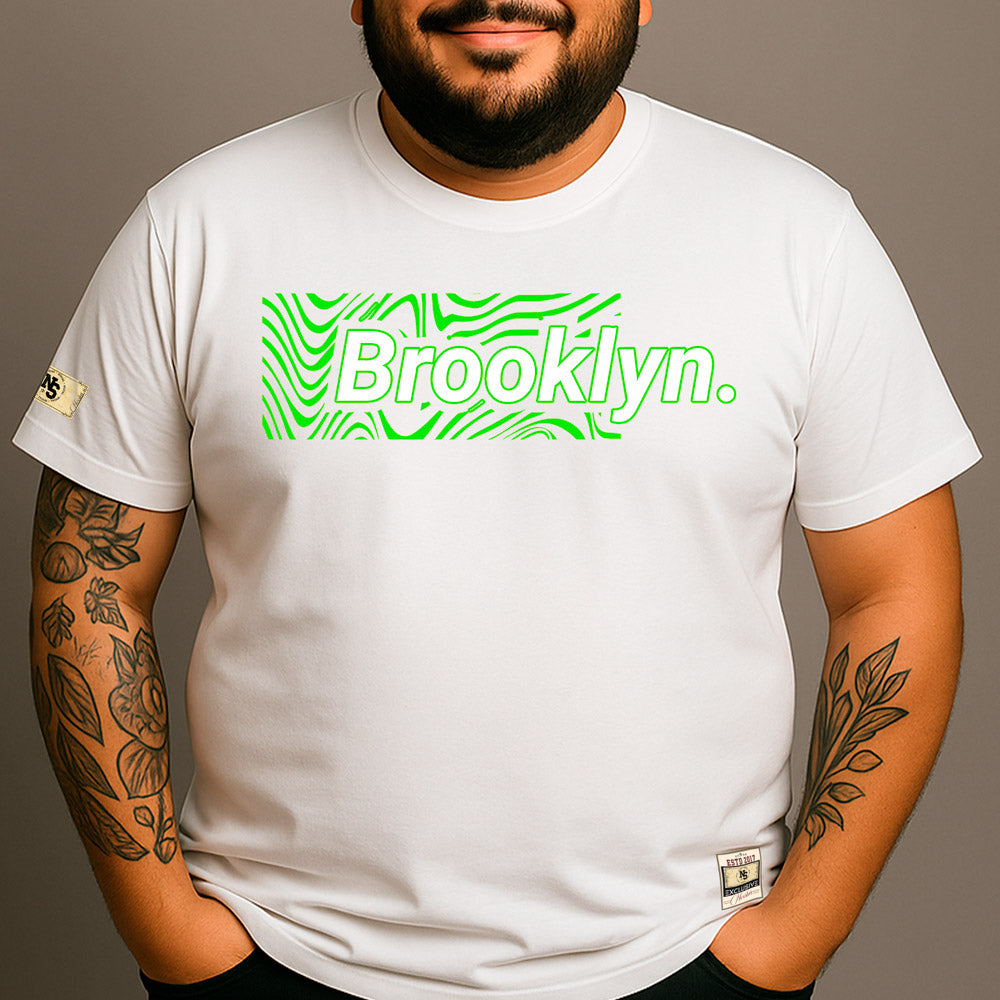 CAMISETA PLUS SIZE BROOKLYN GREEN