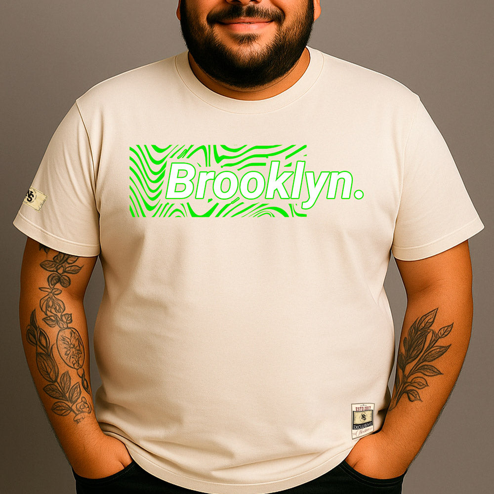 CAMISETA PLUS SIZE BROOKLYN GREEN