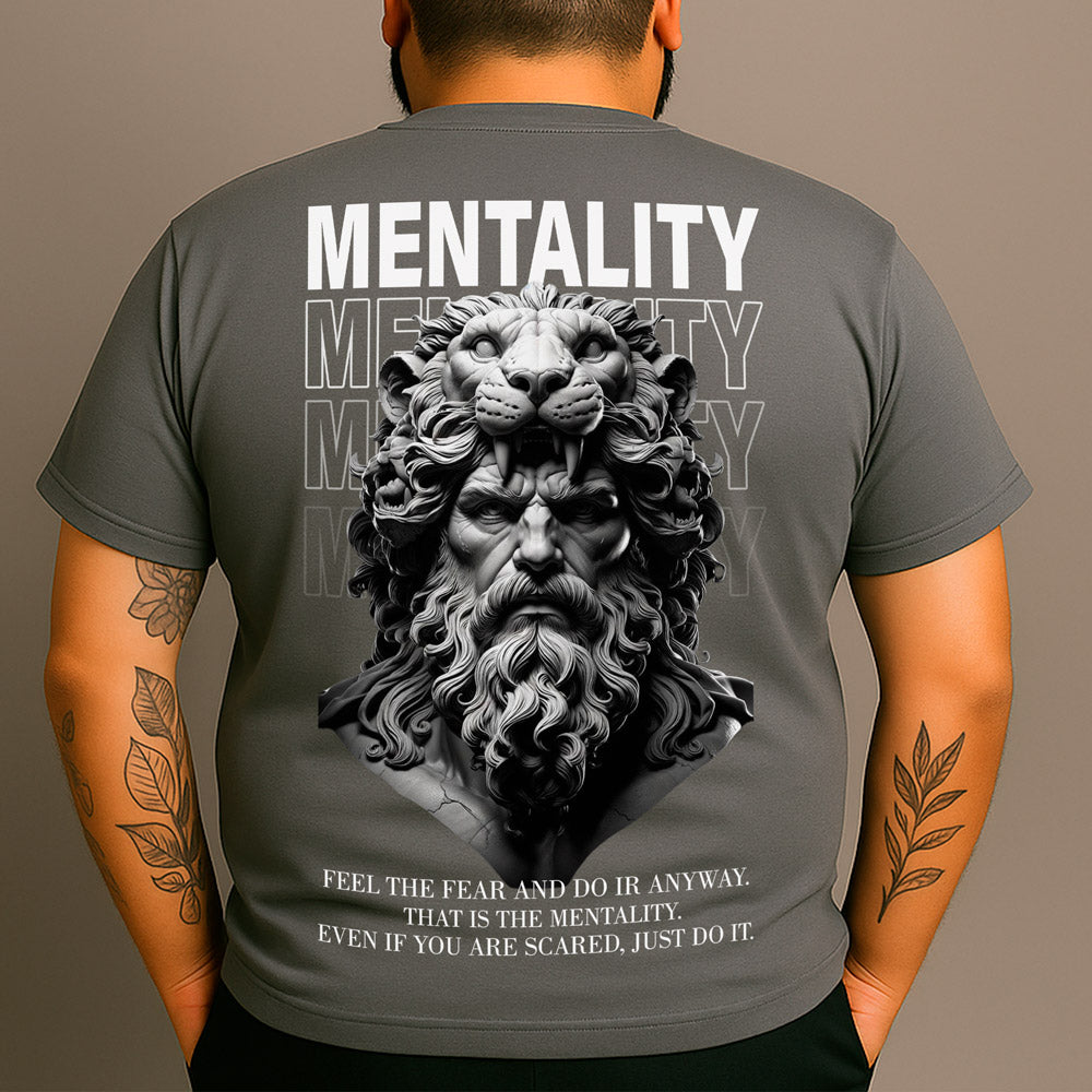 CAMISETA PLUS SIZE MENTALITY