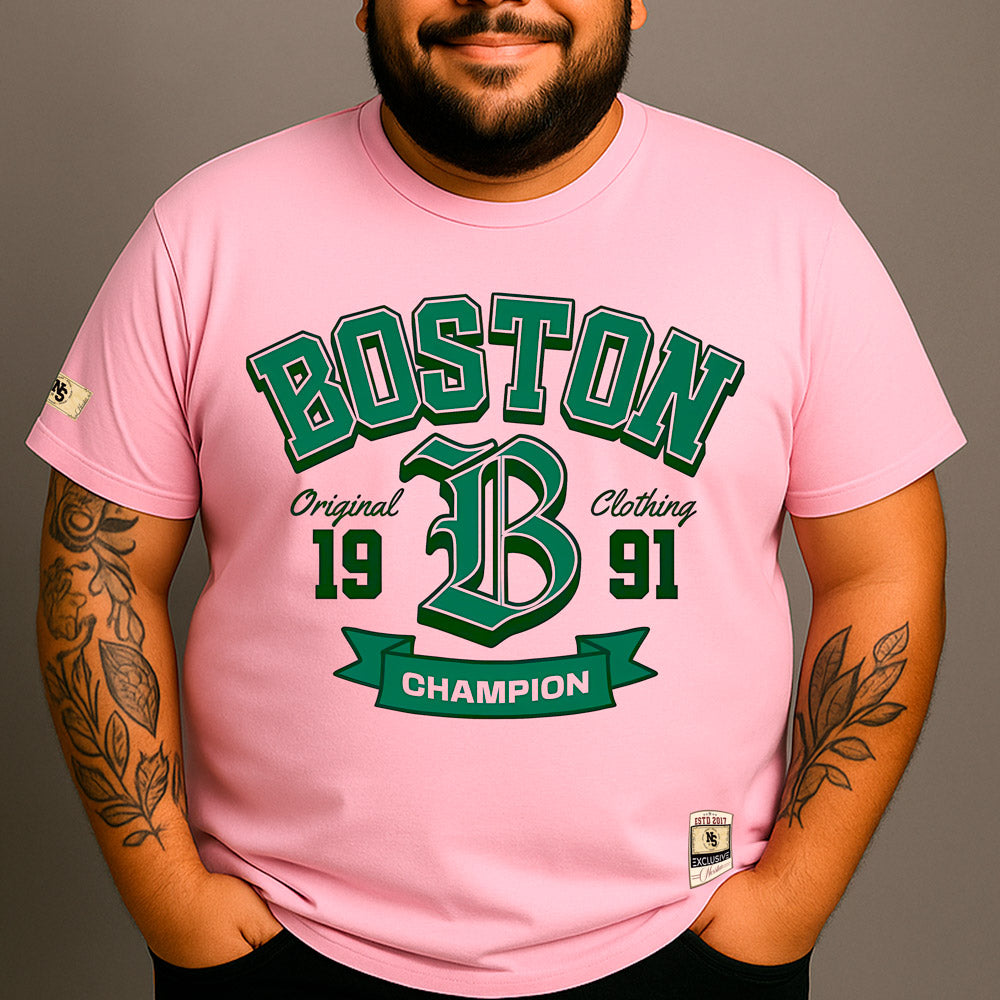 CAMISETA PLUS SIZE BOSTON 1991