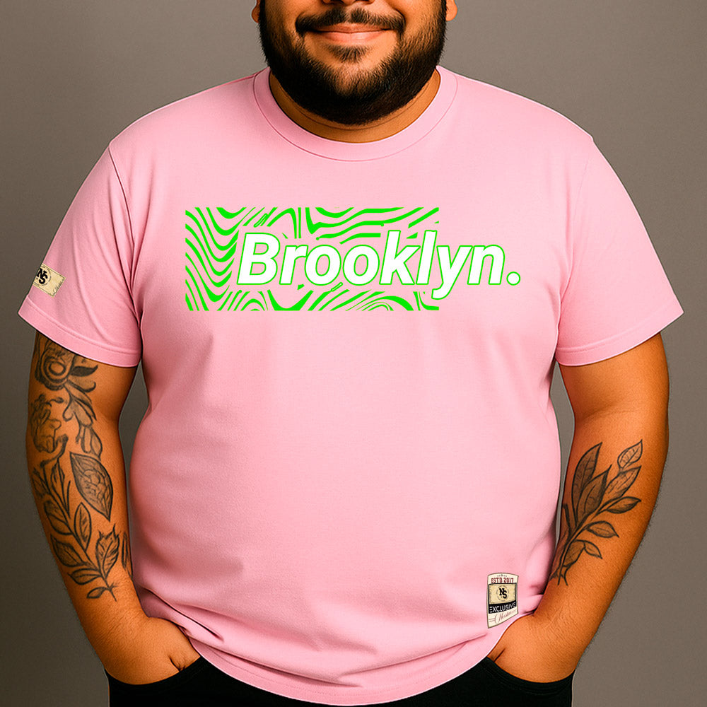 CAMISETA PLUS SIZE BROOKLYN GREEN