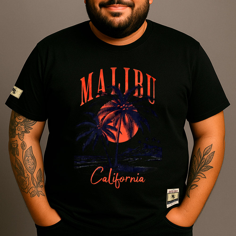 CAMISETA PLUS SIZE MALIBU COQUEIRO