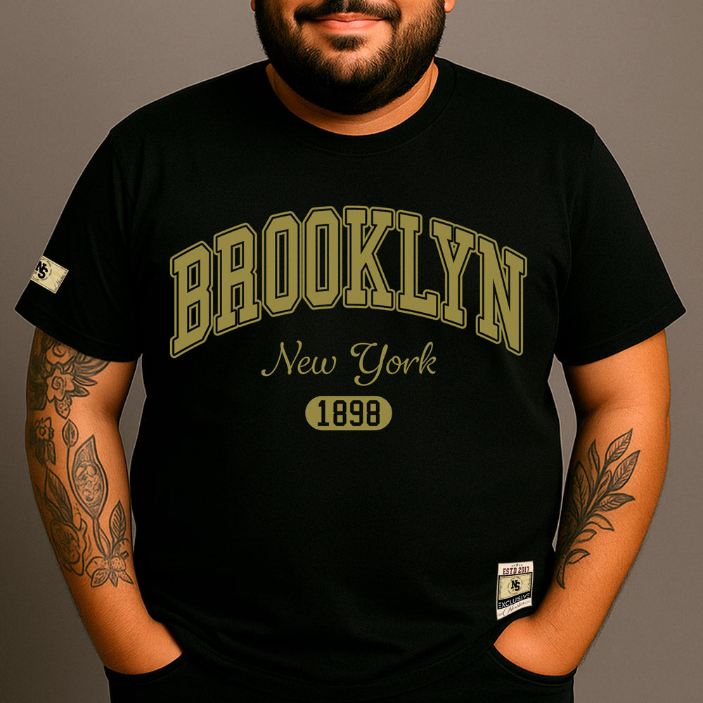 CAMISETA PLUS SIZE BROOKYN 1898