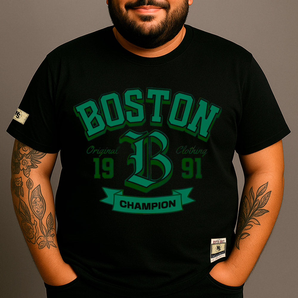 CAMISETA PLUS SIZE BOSTON 1991