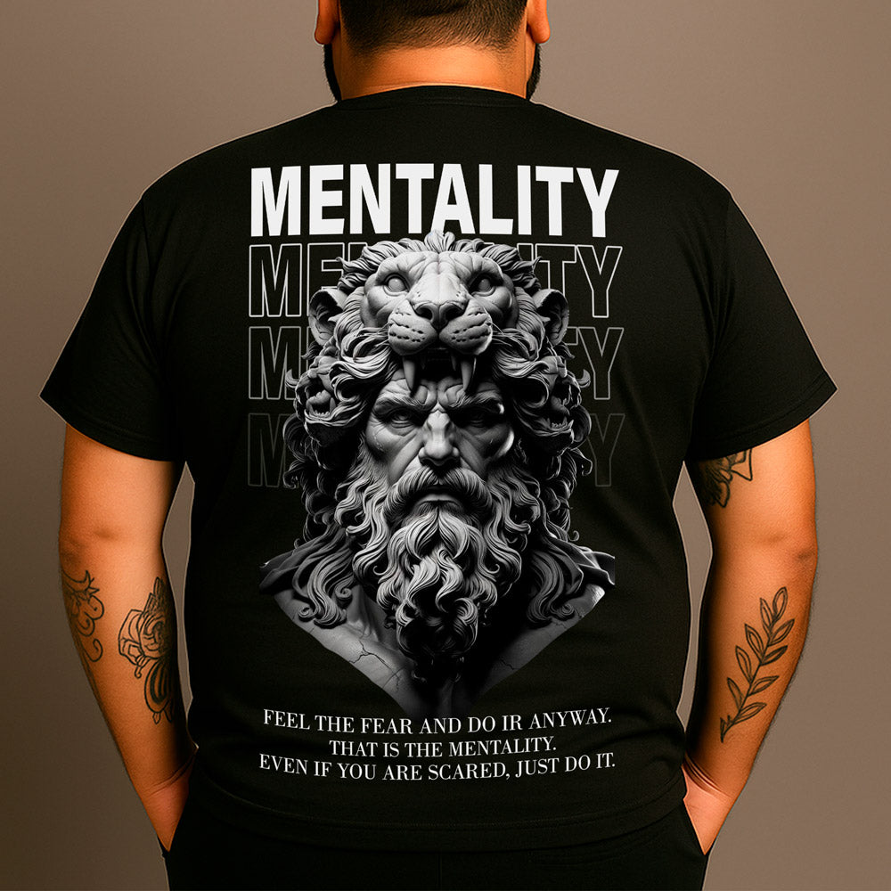 CAMISETA PLUS SIZE MENTALITY