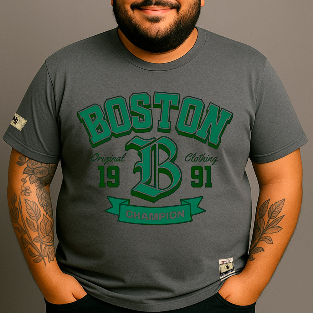 CAMISETA PLUS SIZE BOSTON 1991