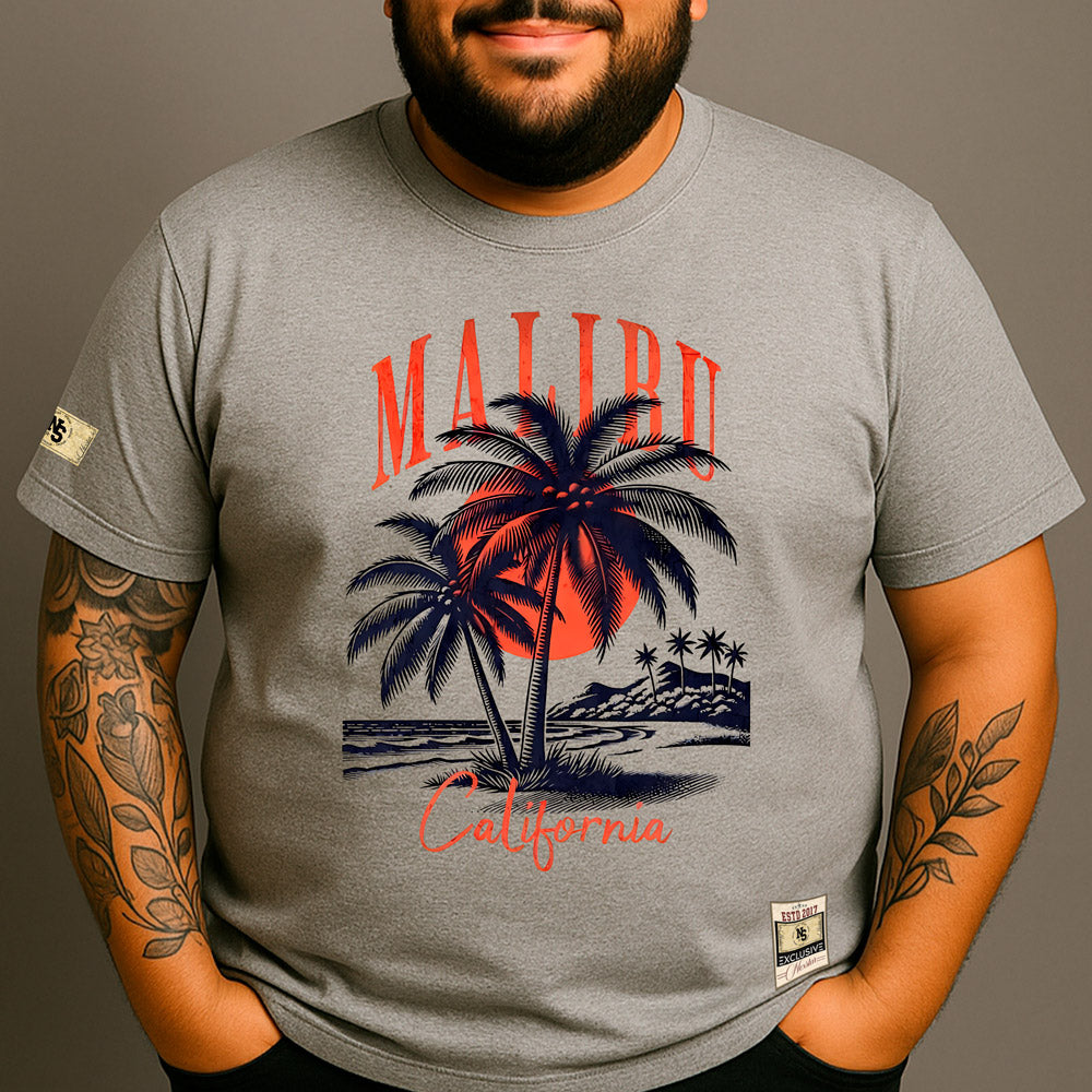 CAMISETA PLUS SIZE MALIBU COQUEIRO