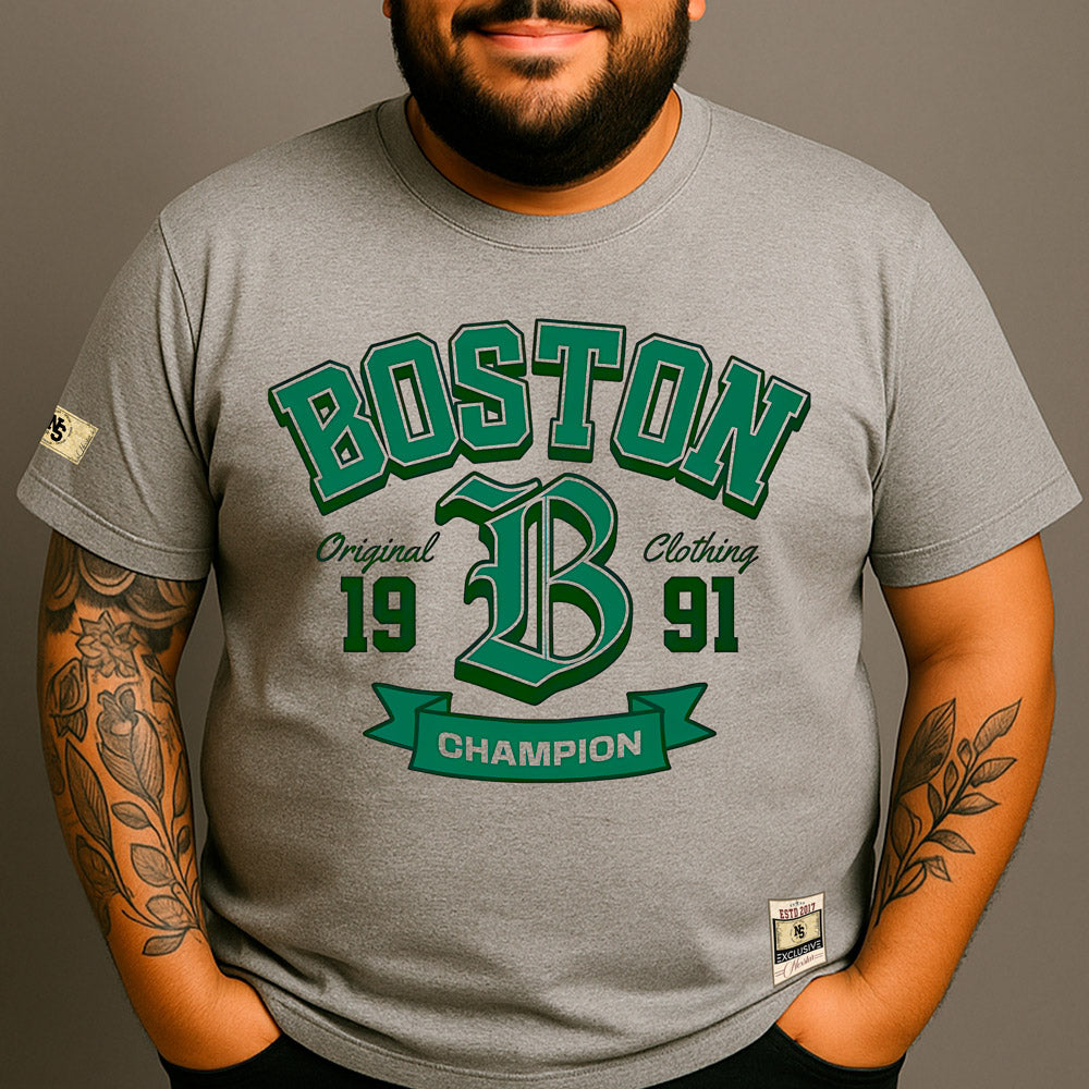CAMISETA PLUS SIZE BOSTON 1991