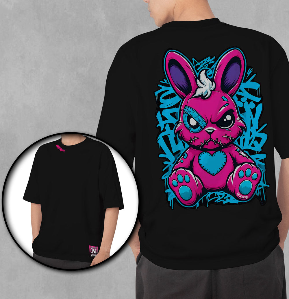 CAMISETA OVERSIZED COELHO PIMBRAJU