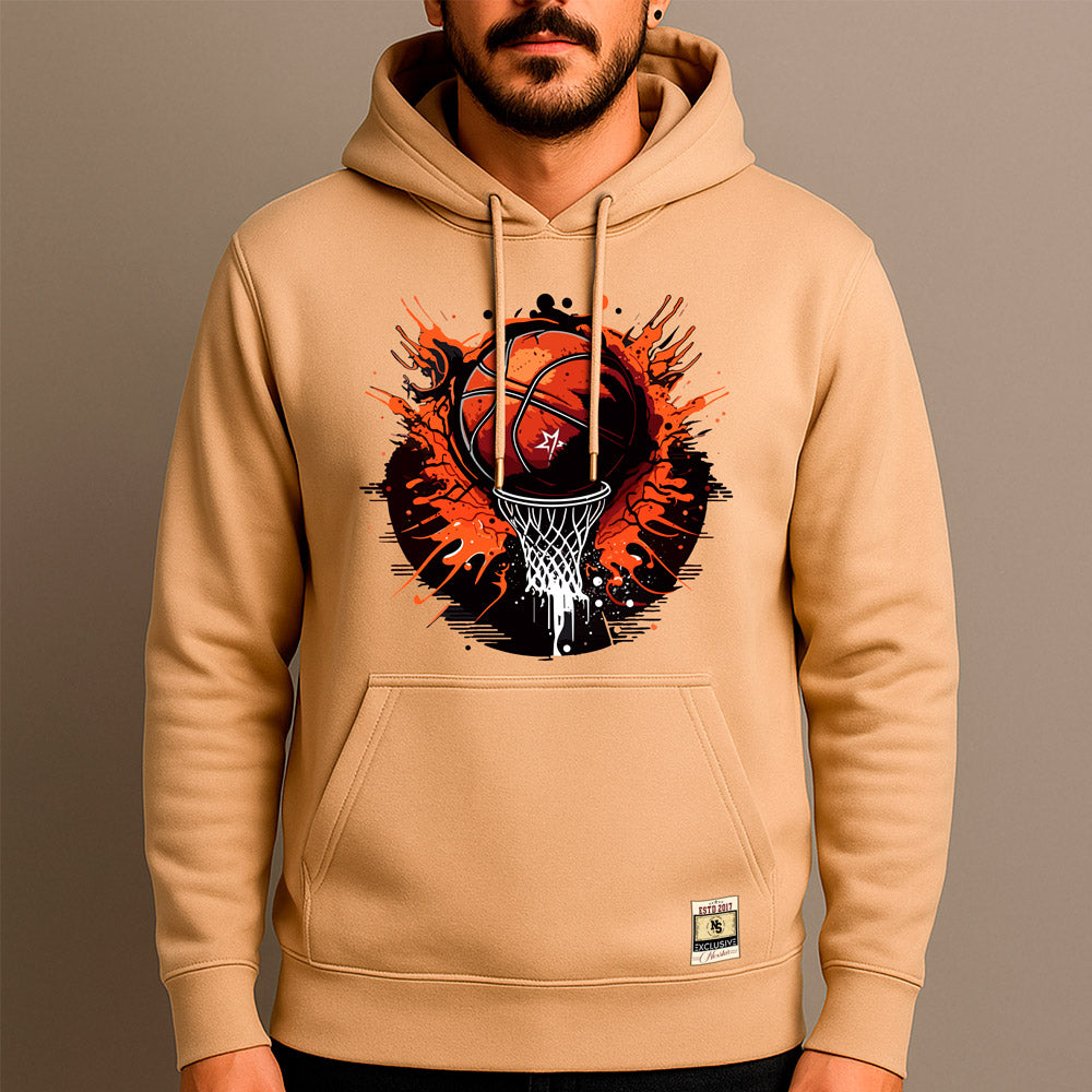 MOLETOM BASQUETE ORANGE