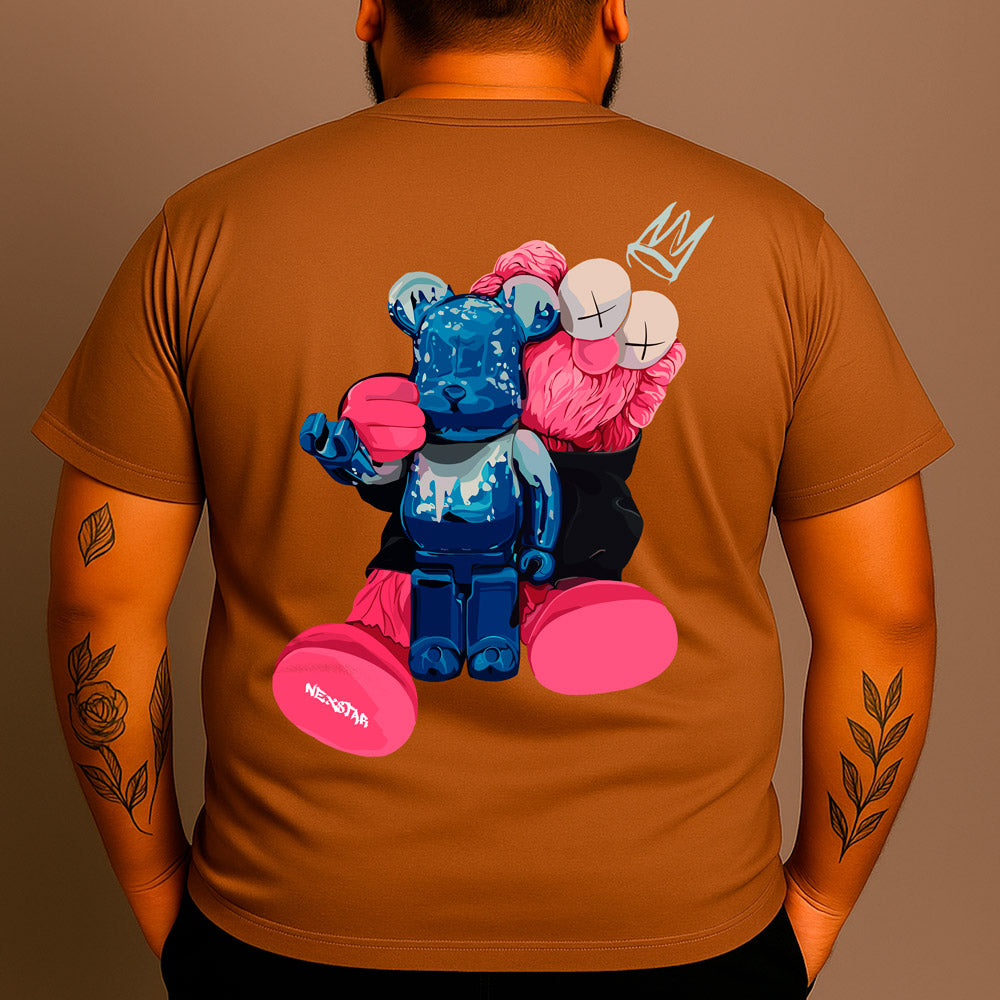 CAMISETA PLUS SIZE URSO-SOC