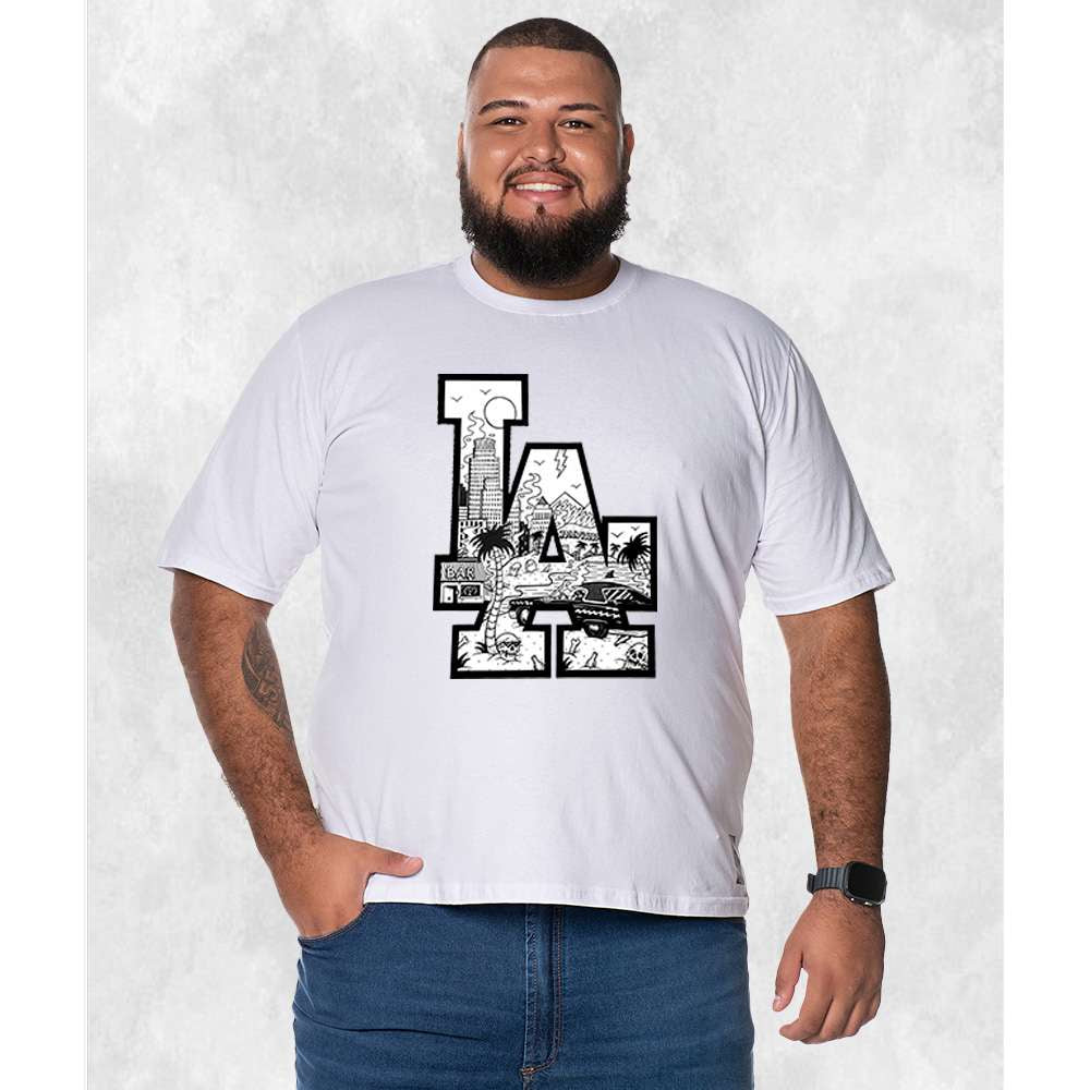 CAMISETA PLUS SIZE LA PAISAGENS