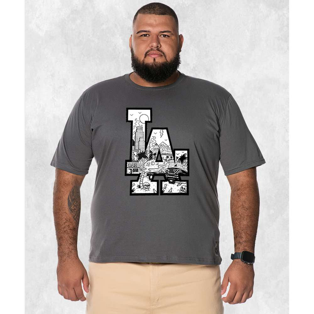 CAMISETA PLUS SIZE LA PAISAGENS