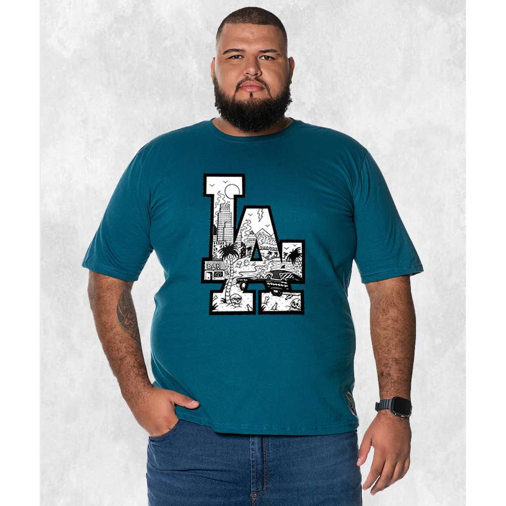 CAMISETA PLUS SIZE LA PAISAGENS
