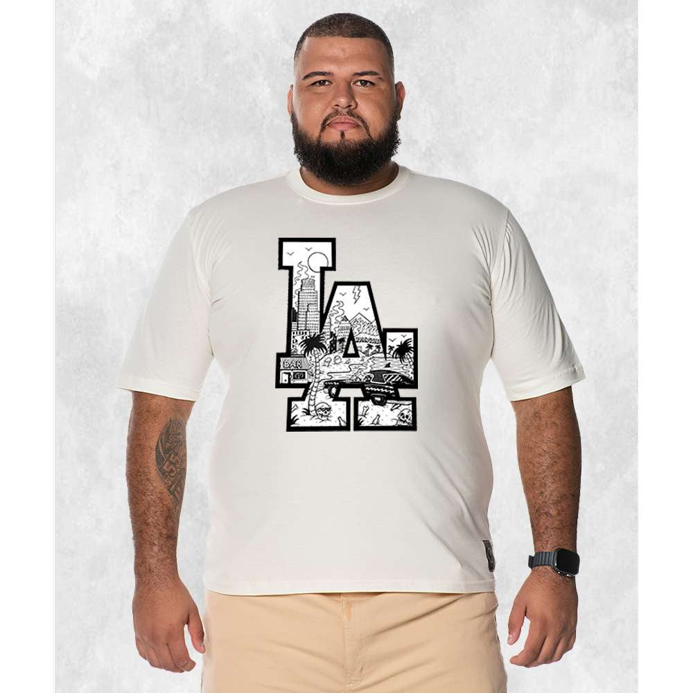 CAMISETA PLUS SIZE LA PAISAGENS