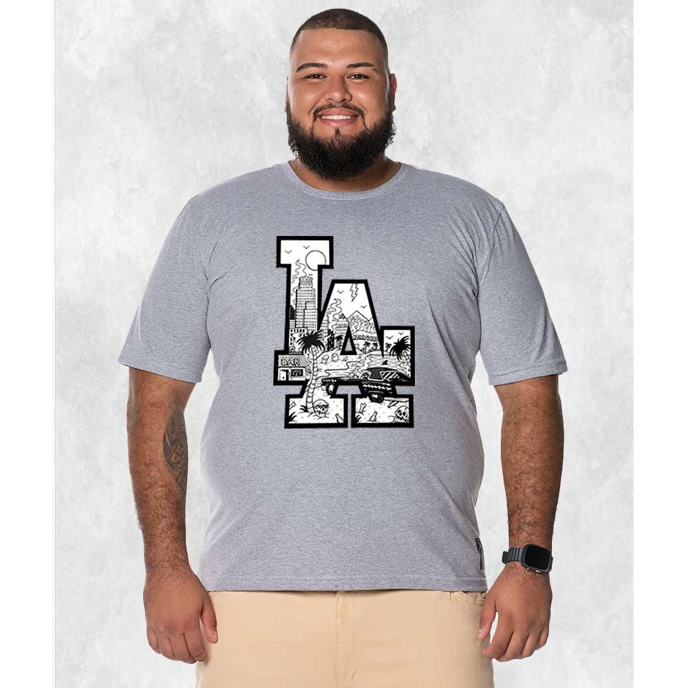 CAMISETA PLUS SIZE LA PAISAGENS