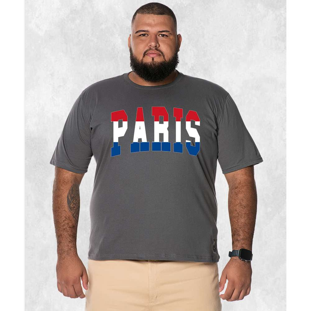 CAMISETA PLUS SIZE PARIS