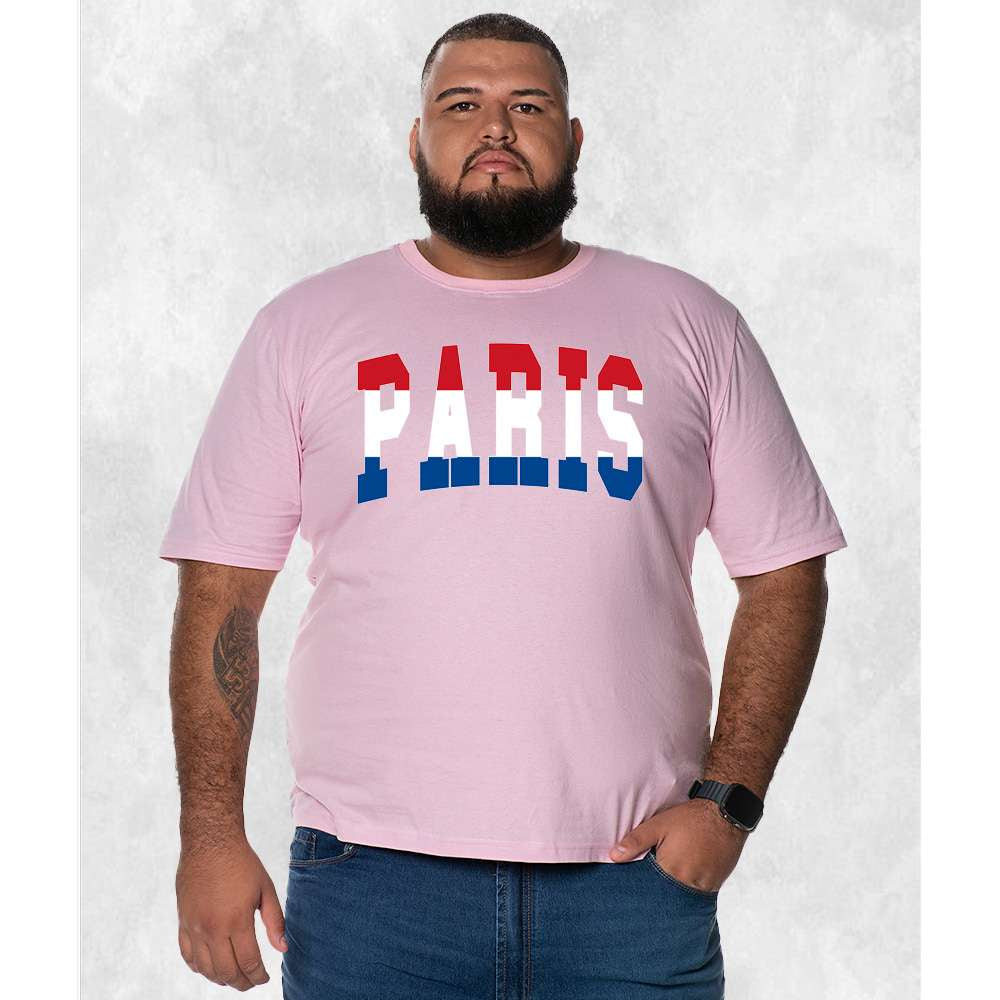CAMISETA PLUS SIZE PARIS