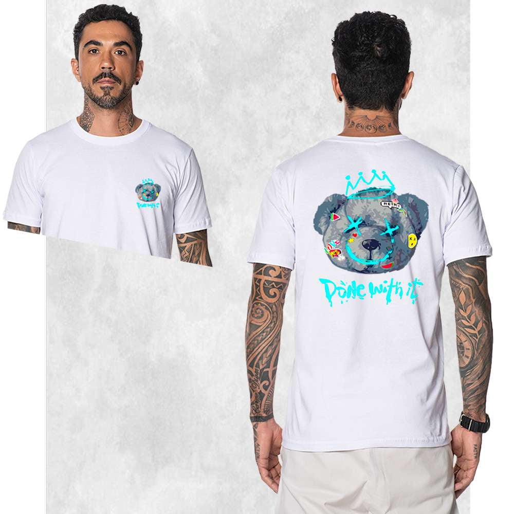CAMISETA WHITH FRENTE COSTAS