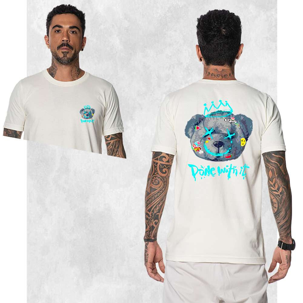 CAMISETA WHITH FRENTE COSTAS