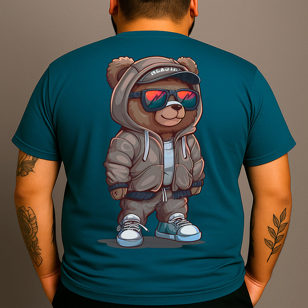 CAMISETA PLUS SIZE URSO OCLAO