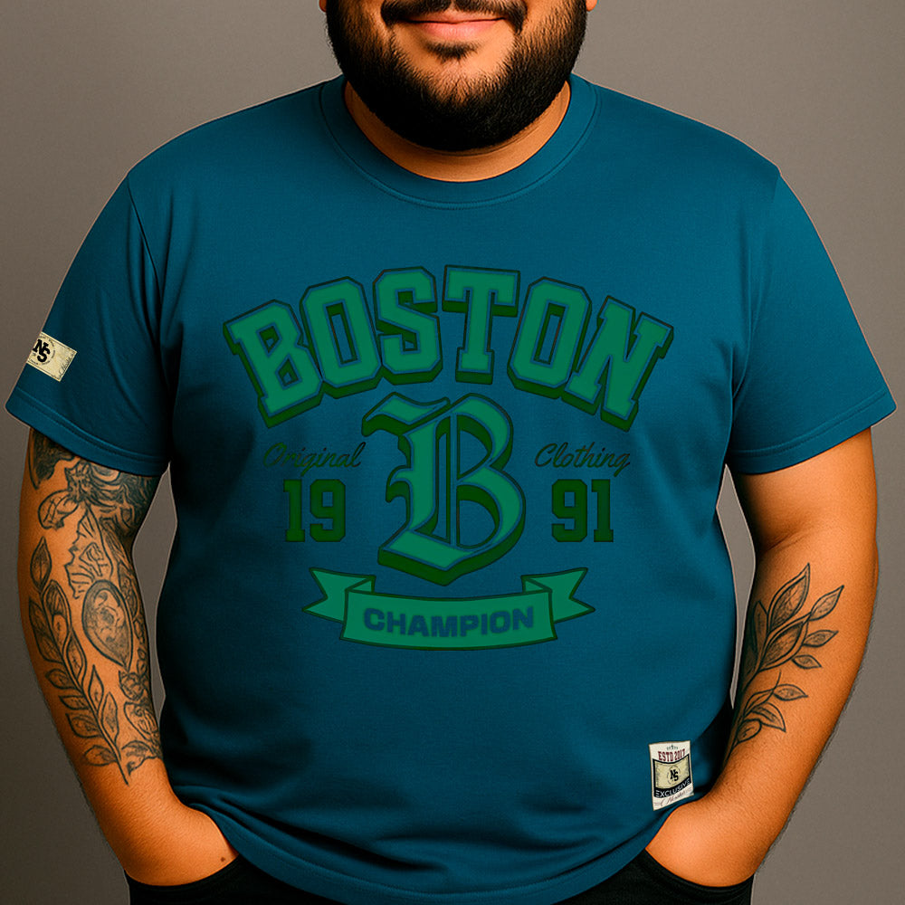 CAMISETA PLUS SIZE BOSTON 1991