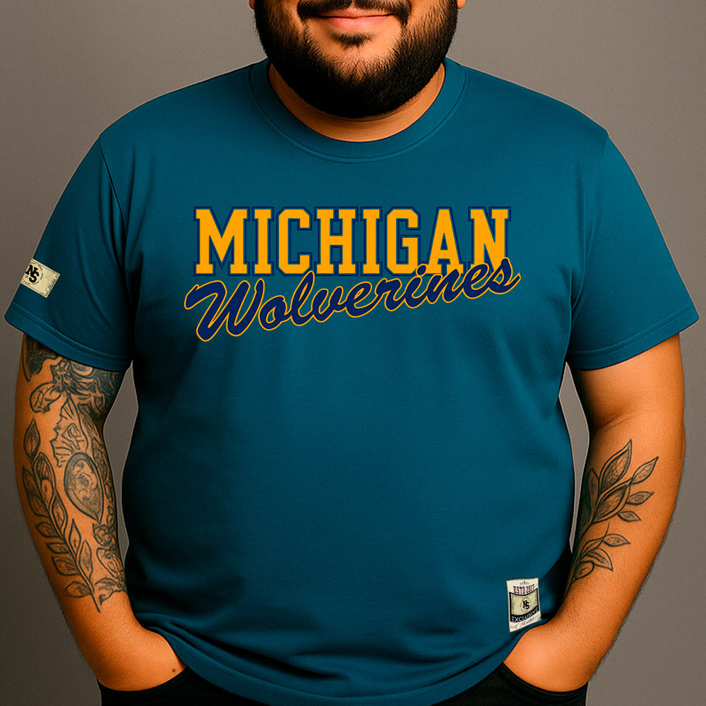 CAMISETA PLUS SIZE WOLVERINES