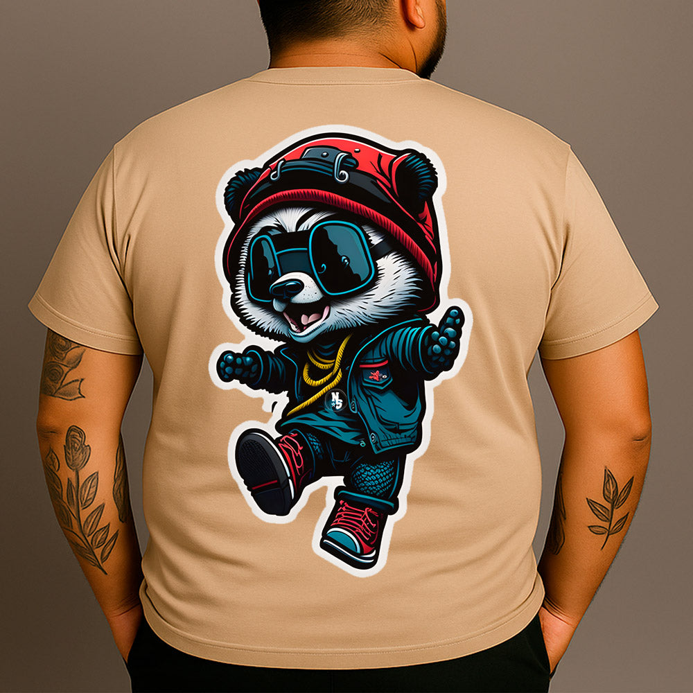 CAMISETA PLUS SIZE STREET URSO