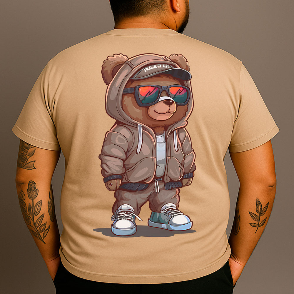 CAMISETA PLUS SIZE URSO OCLAO
