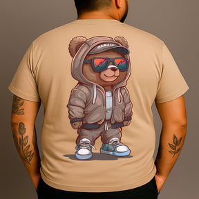 CAMISETA PLUS SIZE URSO OCLAO