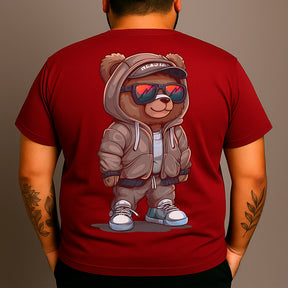 CAMISETA PLUS SIZE URSO OCLAO