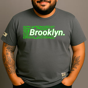 CAMISETA PLUS SIZE BROOKLYN GREEN