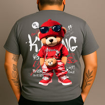 CAMISETA PLUS SIZE KING OCULOS