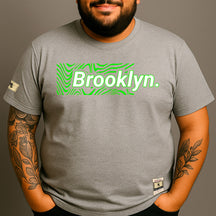 CAMISETA PLUS SIZE BROOKLYN GREEN
