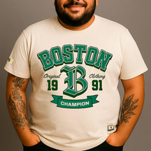 CAMISETA PLUS SIZE BOSTON 1991