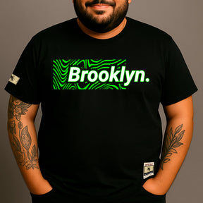CAMISETA PLUS SIZE BROOKLYN GREEN