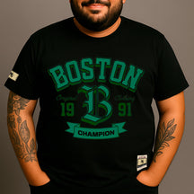 CAMISETA PLUS SIZE BOSTON 1991