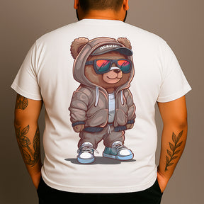 CAMISETA PLUS SIZE URSO OCLAO