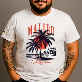 CAMISETA PLUS SIZE MALIBU COQUEIRO