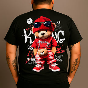 CAMISETA PLUS SIZE KING OCULOS