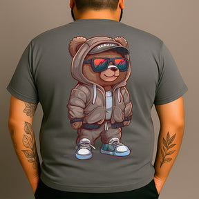 CAMISETA PLUS SIZE URSO OCLAO
