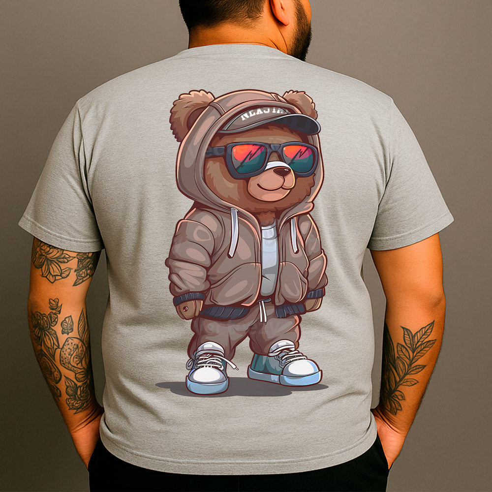 CAMISETA PLUS SIZE URSO OCLAO
