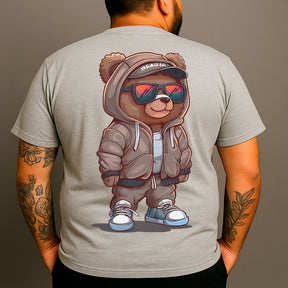 CAMISETA PLUS SIZE URSO OCLAO