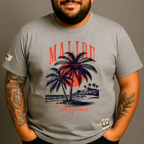 CAMISETA PLUS SIZE MALIBU COQUEIRO