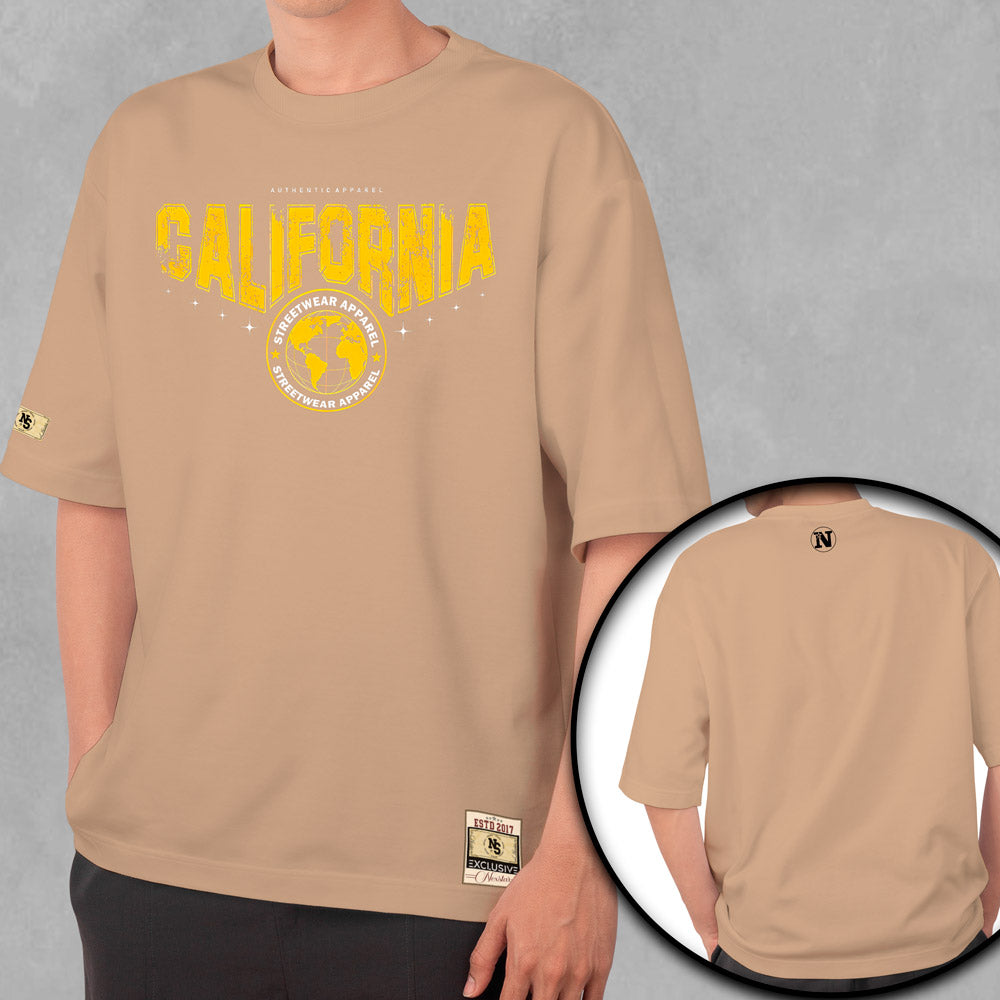 CAMISETA OVERSIZED CALIFORNIA YELOW