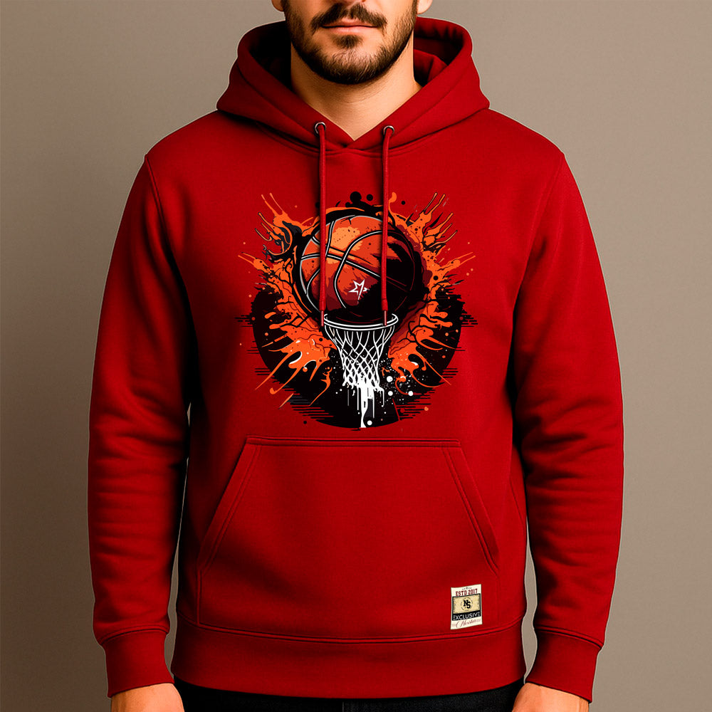 MOLETOM BASQUETE ORANGE