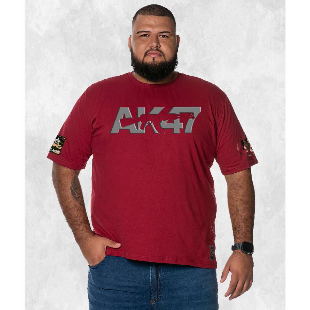 CAMISETA PLUS SIZE AK47